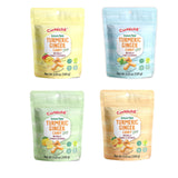 CORNICHE Sugar Free, Turmeric Ginger Candy Chewy, 4 Flavor Mix "Orange, Lemon, Mint And Mango". (Pack of 1)