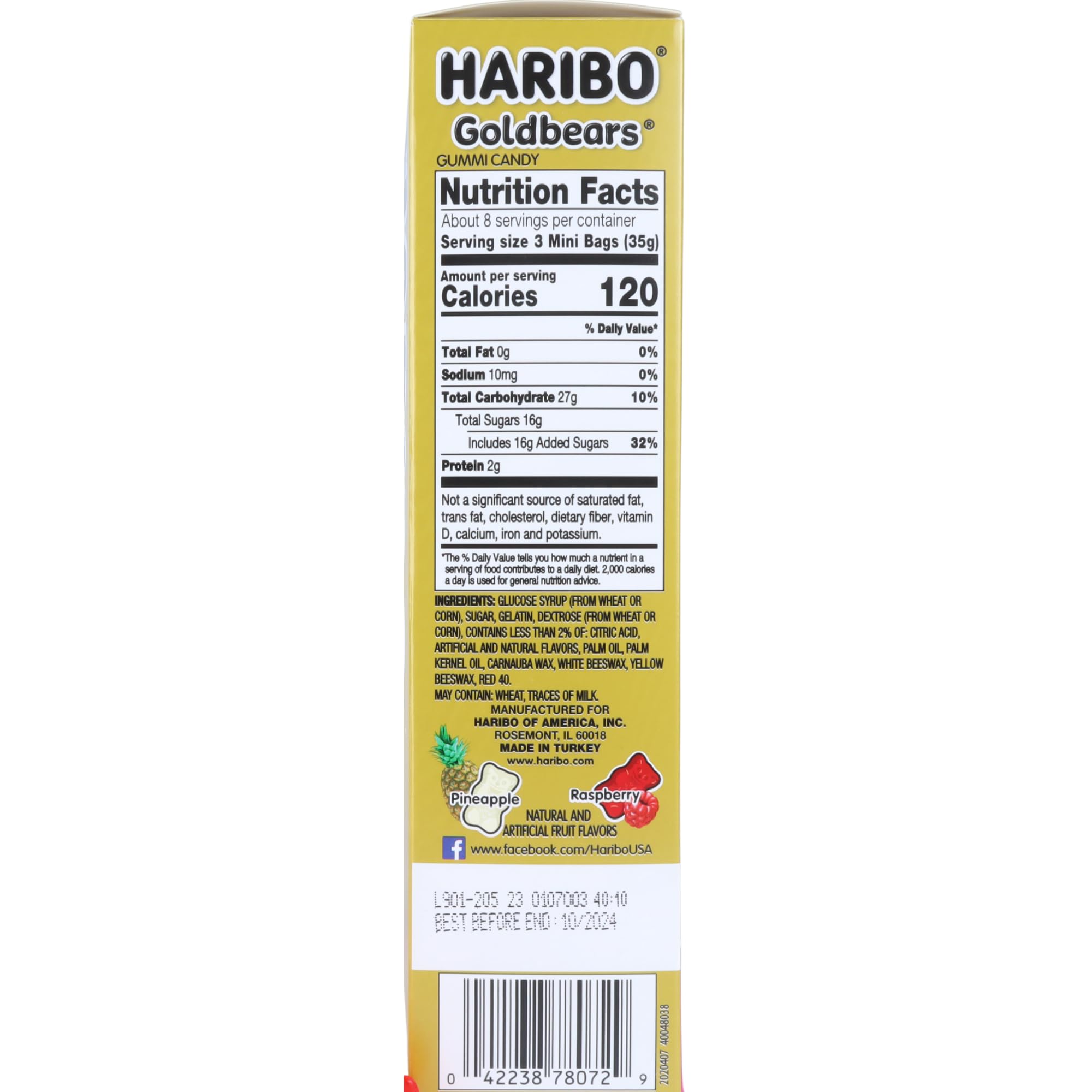 Valentine's Day Haribo Goldbears Friendship Exchange Kit, 25 Individual Bags of Gummy Bears, To/From Sections, Classroom Party Favors (Pack of 2)