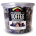 brittle-brittle Roasted Almond Toffee Candy with Dark Chocolate, Handcrafted Gourmet Dessert, Individually Wrapped Treat, Perfect Snack or Gift, 24 oz