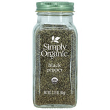 Simply Organic Black Pepper Medium Grind, 2.31 Oz