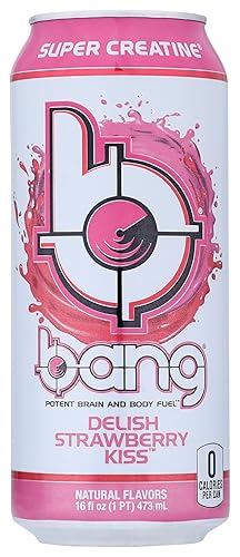 Bang, Energy Drink Delish Strawberry Kiss, 16 Fl Oz