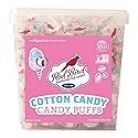 Red Bird Cotton Candy Flavored Candy, Puff Mints Individually Wrapped, 52 oz Tub