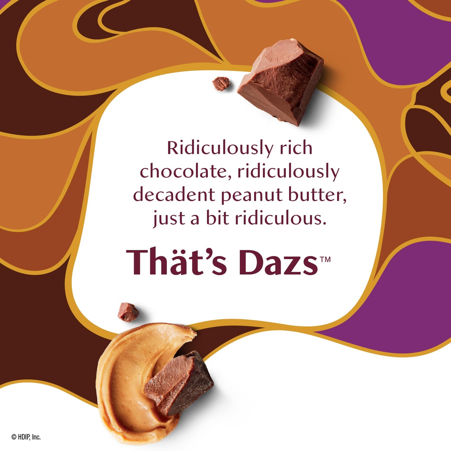 Haagen-Dazs Chocolate Peanut Butter Ice Cream, 14 fl oz (Frozen)