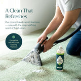 Puracy Carpet Cleaner Solution - Carpet Shampoo, Pet Stain & Odor Remover, Rug & Upholstery Cleaner, 4X Concentrated, Low Foam Shampooer Formula