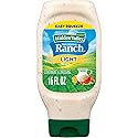 Hidden Valley Light Ranch Condiment and Dressing Easy Squeeze, 16 OZ