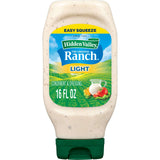 Hidden Valley Light Ranch Condiment and Dressing Easy Squeeze, 16 OZ