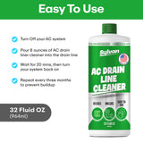 Sylvan Hills AC Drain Line Cleaner | Free Drain Brush | 32 Oz | 12 Month Supply | US Made | Universal Compatibility | Removes Clogs and Buildup from
