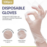Concession Essentials Vinyl Gloves, Powder-Free, Non-Sterile, XL, 100 Count