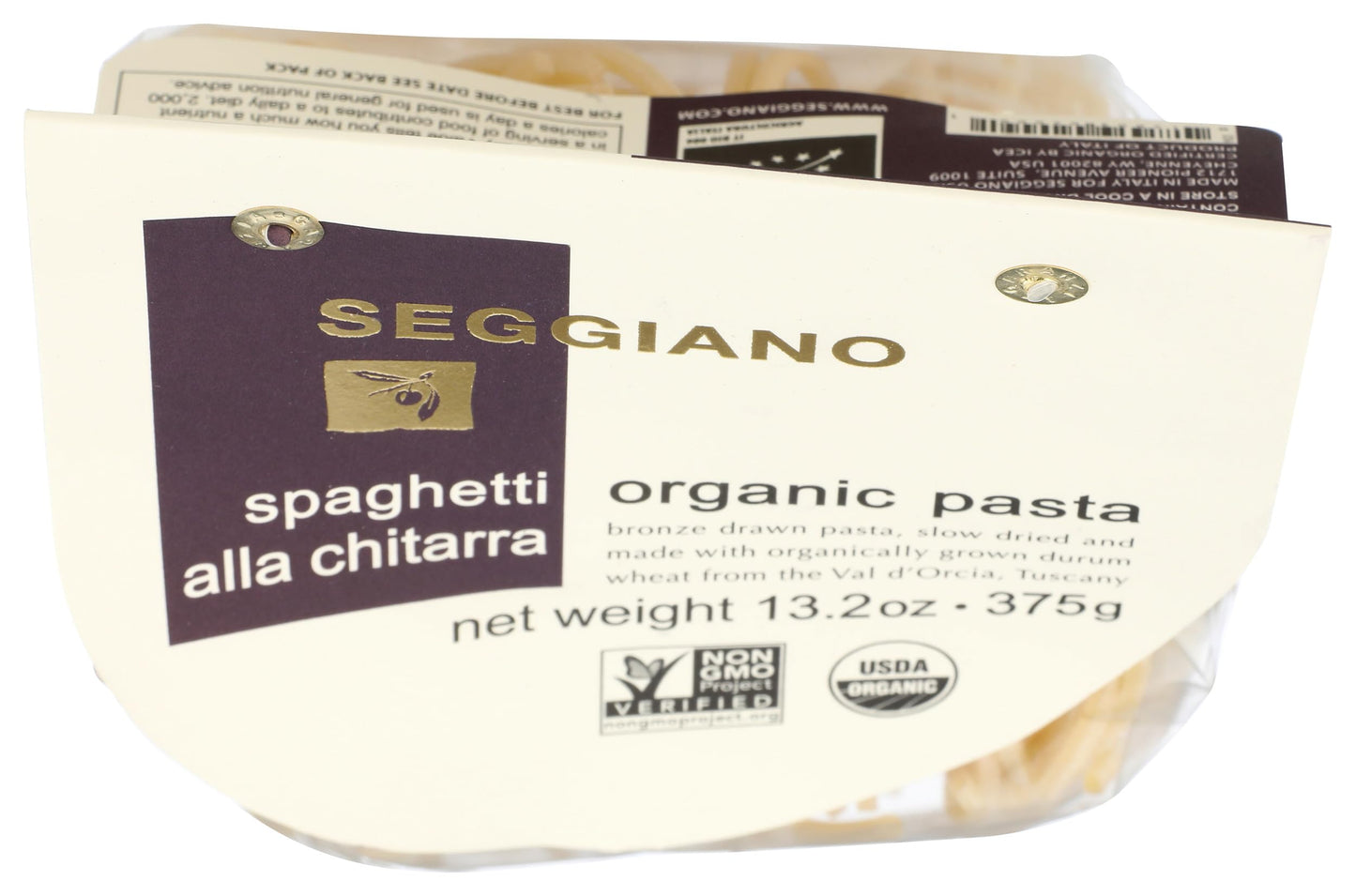 SEGGIANO Organic Spaghetti Pasta, 13.2 OZ
