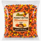 Peanut Butter Candy Coated Miniature Pieces, Crunchy Shell Bite Size Candy - 5 lb (Approx. 2,000 pieces)
