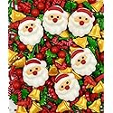 1 Bottle Christmas Sprinkles | Cake Cupcakes and Ice Cream Topper Decorations | Edible Holiday Sprinkles 3.5 OZ(6 Santa Tree Bell Mixing)