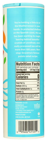 365 by Whole Foods Market, Sea Salt Fine, 26.5 oz