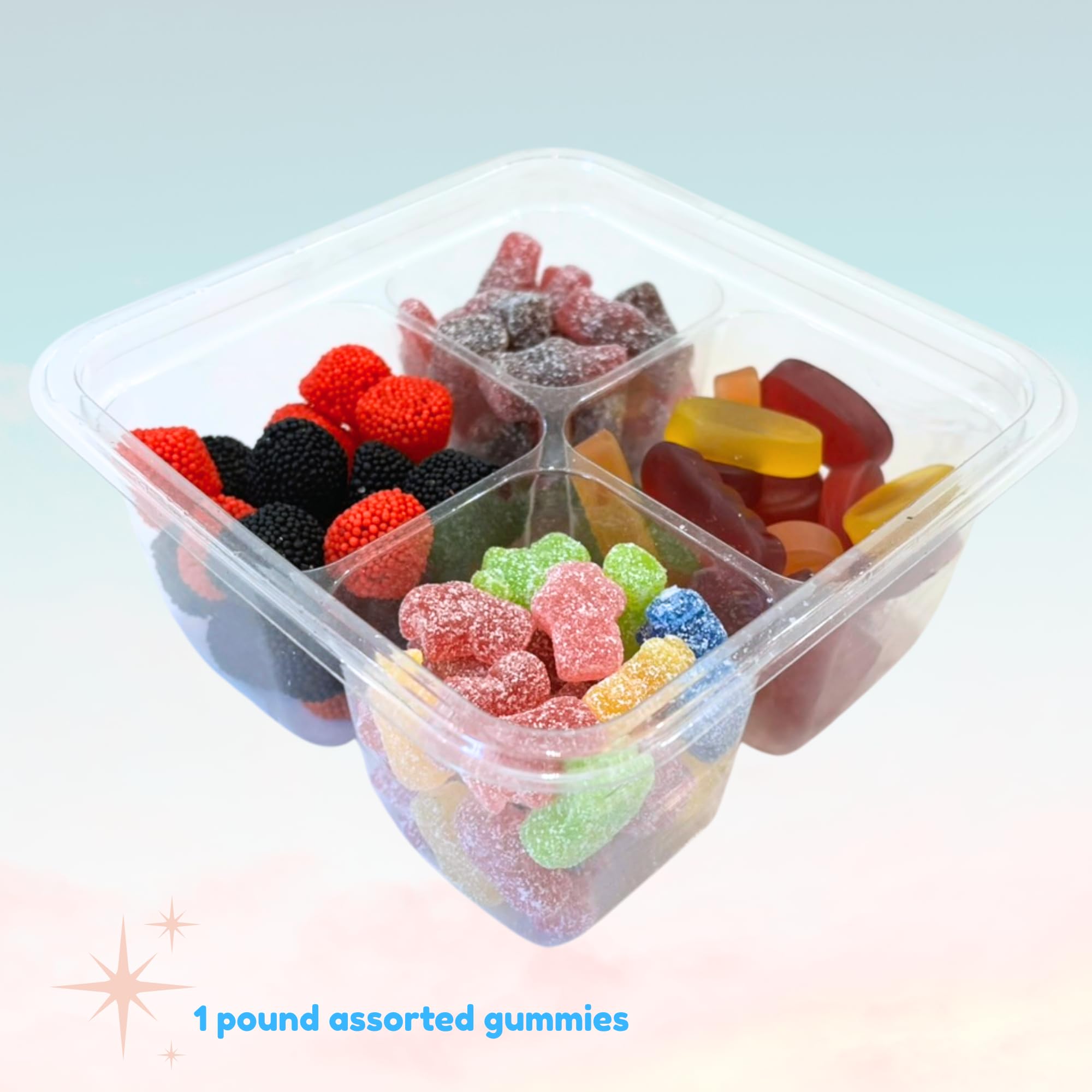 deReuze European Candy Dutch Sour Gummies Mix -2 LB Bulk Candy Sampler -Imported Treats Including Sour Blue Raspberry Cherry Sours Buttons Winegum