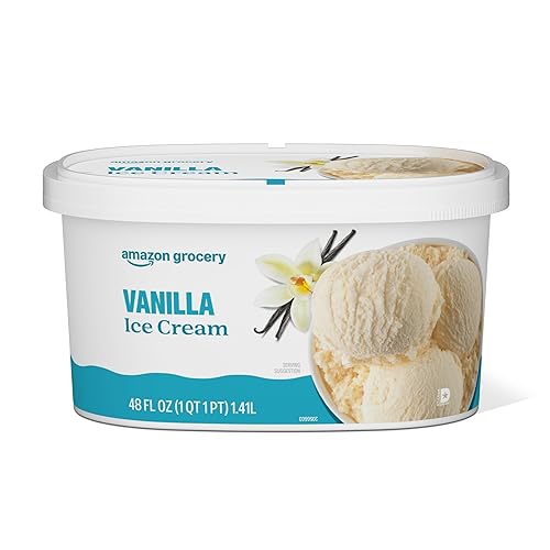 Amazon Grocery, Vanilla Ice Cream, 48 Fl Oz