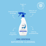 AspenClean | Bathroom Spray Cleaner | Eco-Friendly Cleaner for Hardwood, Laminate, Stone & Ceramic | Non - Toxic | 100% Natural | EWG Verified | Pack