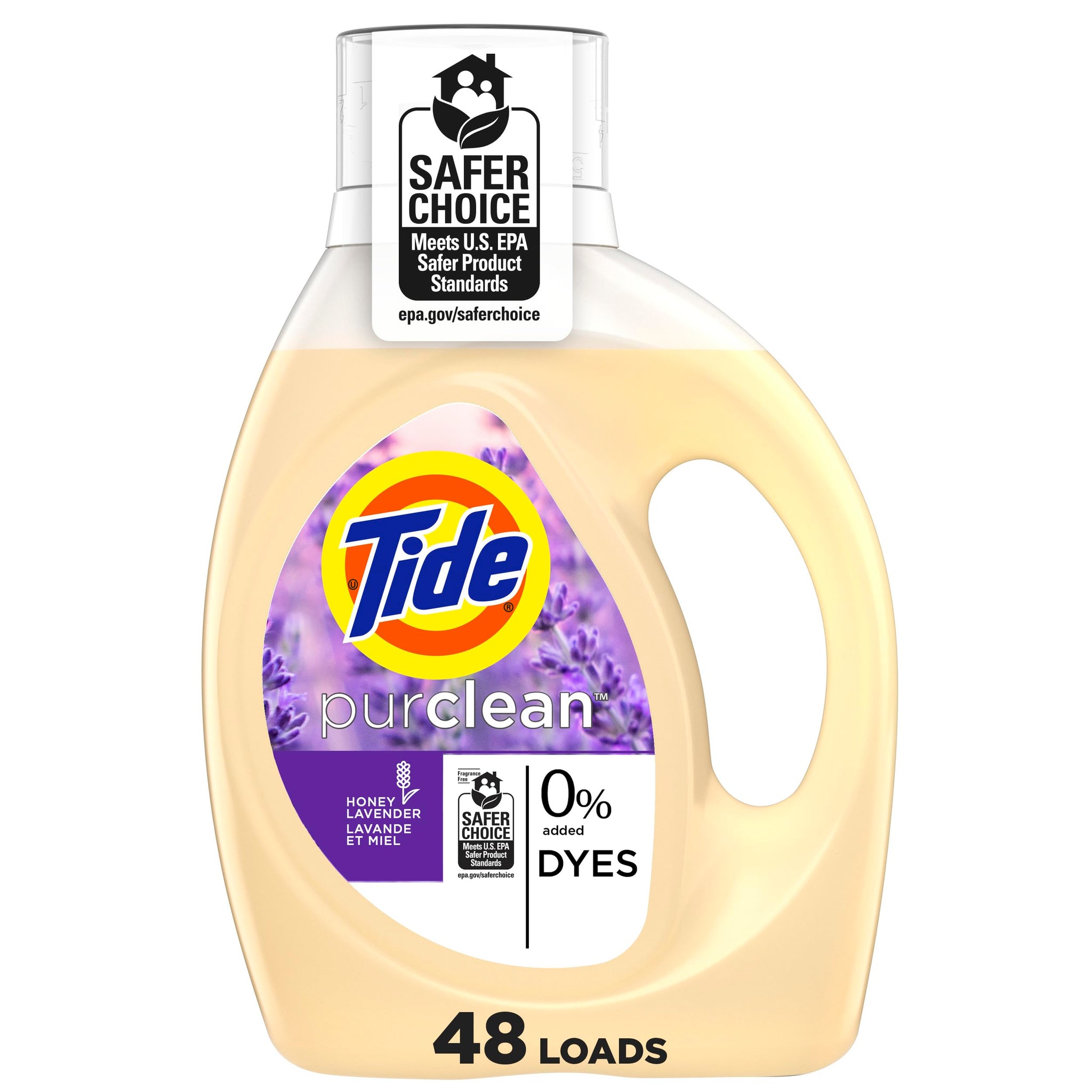 Tide Purclean Liquid Laundry Detergent, 63 fl oz, 48 Loads