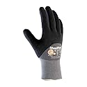 ATG 34-845/XXS Maxiflex Endurance, 15G Gry Nylon, Blk. 3/4 Microfoam Nitrile Dot Coat Gray