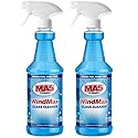 MA5x WindMax Glass Cleaner Spray - Window, Mirror, Shower & Glass Stovetop Cleaner - Streak-Free, Eco-Friendly, Pack of 2, 32oz Bottle