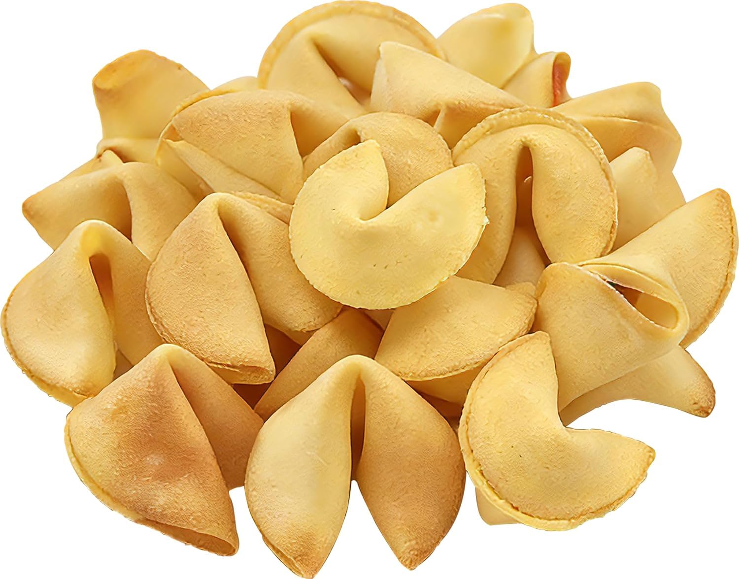 Soeos Fortune Cookies, Approx 48 Count, Vanilla Flavor, Fortune Cookies Individually Wrapped Bulk, Individually Packed Crisp Cookies with Fun