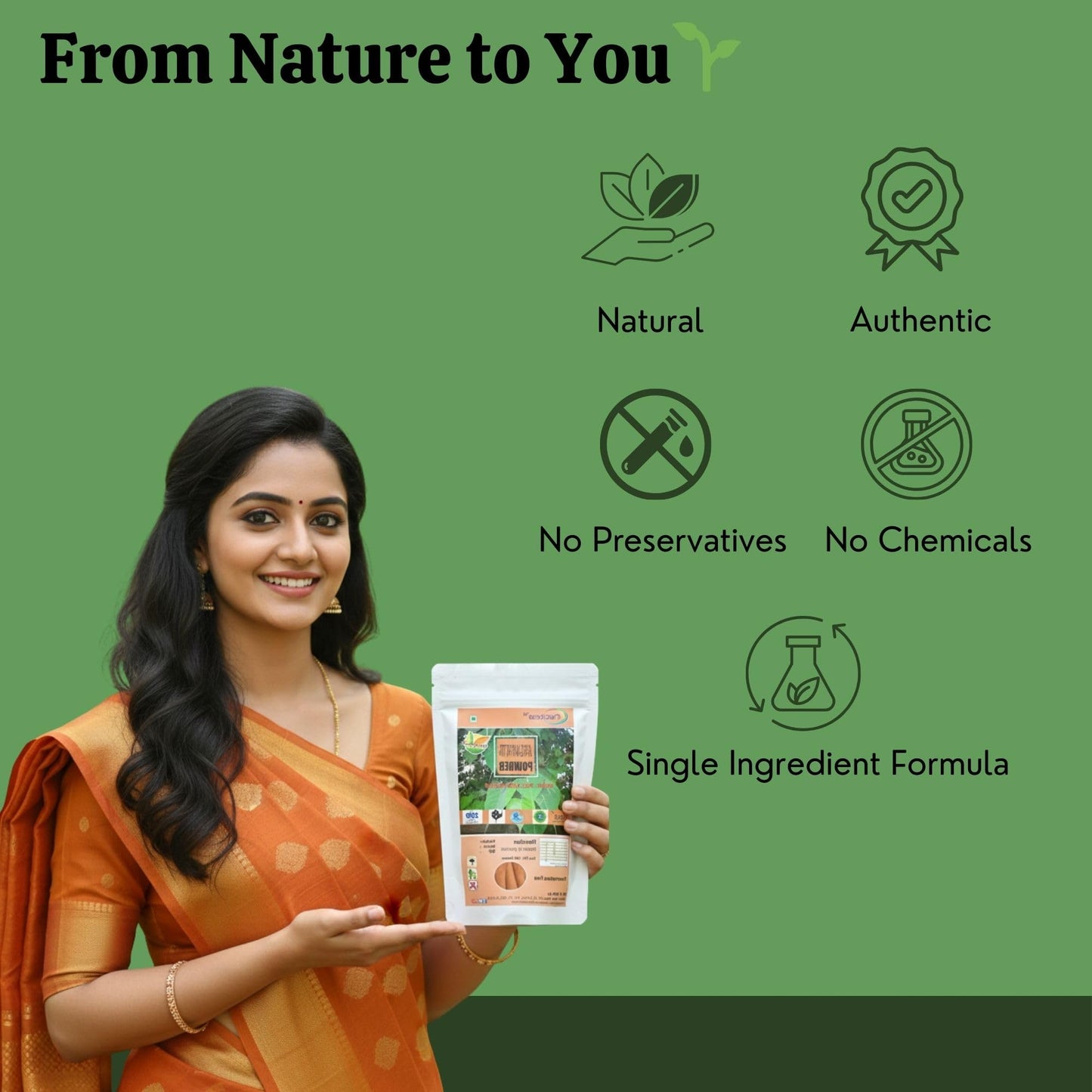Neotea Arasampattai Powder 300g | Peepal Tree Bark (Sacred Fig/Ficus religiosa) | 100% Pure Herbal Powder | Natural & Minimally Processed