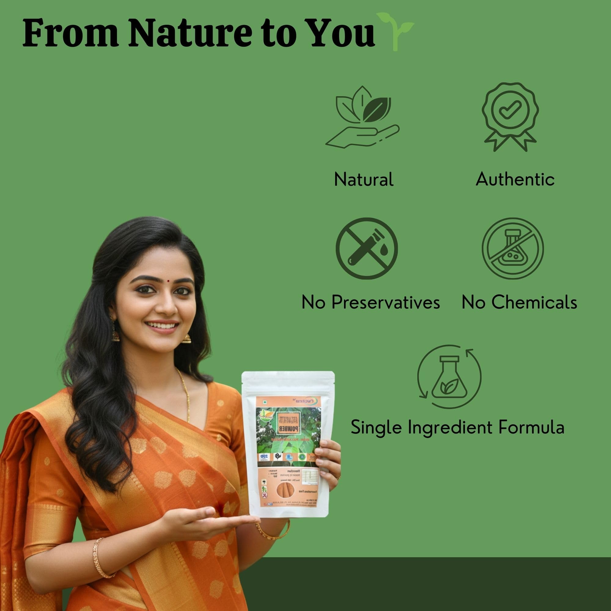 Neotea Arasampattai Powder 300g | Peepal Tree Bark (Sacred Fig/Ficus religiosa) | 100% Pure Herbal Powder | Natural & Minimally Processed