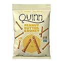 Quinn Snacks Peanut Butter & Honey Filled Pretzel Sticks - Gluten Free Snack, Sweet & Salty, Made with Real Natural Ingredients, Peanuts, Sorghum
