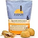 Sunrise Flour Mill USDA Organic Heritage Pasta Flour - 5 lbs | Milled from Hard Red Wheat | Easier to Digest with Less Bloating | No Bleaching or