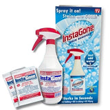 INSTAGONE Stain Remover - RETAIL (2 Pack + 24oz Spray Bottle) - Just Add Water - Indoor/Outdoor Ceiling, Wall, Bathroom, Roof, PVC Fence, Patio