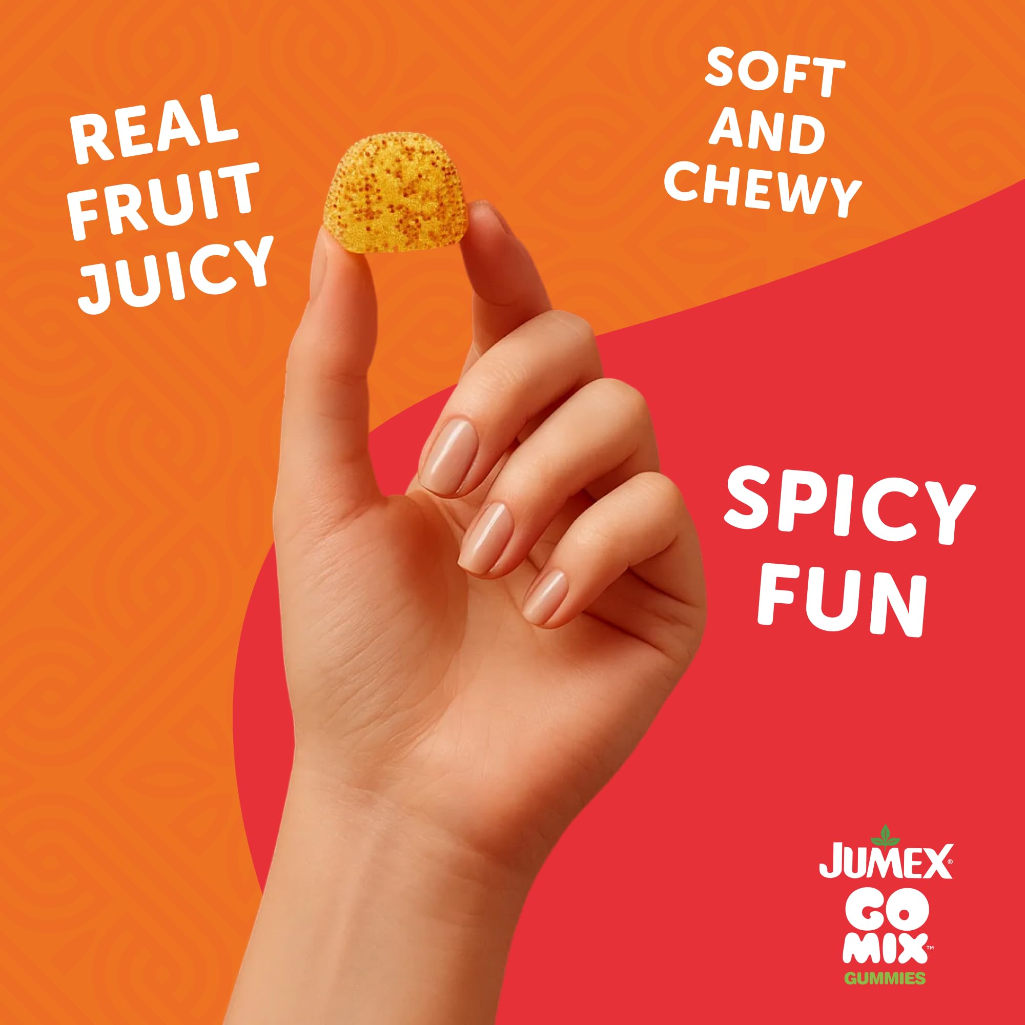 Jumex GoMix Tropical Spicy Gummy Candy Variety Pack - Spicy Candy Made with Real Fruit Juice - Best Gummies for Adults & Kids - Assorted Fruit Flavors