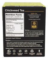 Buddha Teas - Organic Chickweed Tea - Herbal Tea - Single Ingredient - Mild, Earthy, Refreshing Taste - Enjoy Hot or Cold - Caffeine Free - 100%