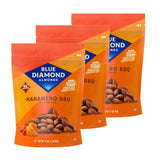 Blue Diamond Almonds Habanero BBQ Flavored Snack Nuts, 16 Ounce (Pack of 3)