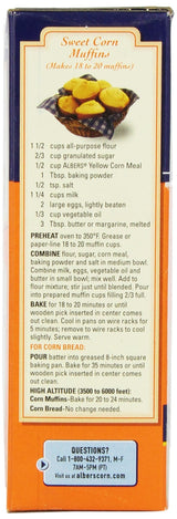 Albers Yellow Corn Meal, 20 oz (Pack of 1)