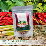 Lamoone Thai Tom Yum & Tom Kha Soup Spice Mix, Authentic Thai Herbs & Chili, Lemongrass Galangal Lime Leaves, 30g (1.06 oz), Makes 2-4 Servings