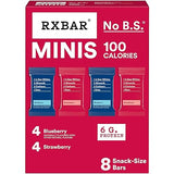 RXBAR Minis Protein Bars, Protein Snack Bars, Variety Pack, 7.3oz Box (8 Bars)