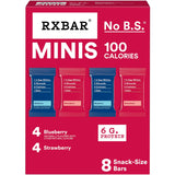 RXBAR Minis Protein Bars, Protein Snack Bars, Variety Pack, 7.3oz Box (8 Bars)