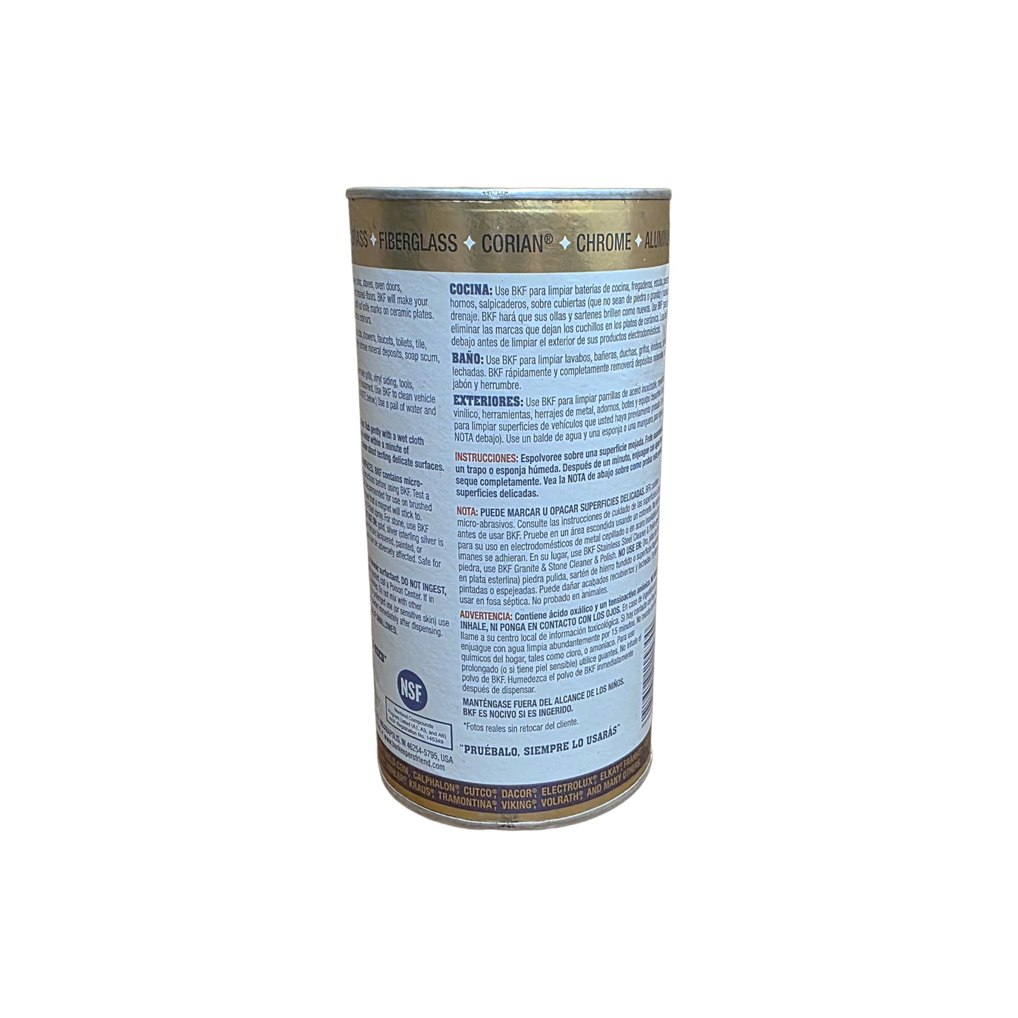Bar Keepers Friend Removes Rust Gold 15 Oz