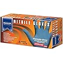 Premium Guard - Nitrile Gloves - Disposable, Powder Free, Latex Rubber Free, 5 mil, Blue Nitrile Gloves, 100 gloves per Box, Size - Large
