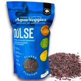 Aqua Veggies Organic Atlantic Dulse Flakes 227g 1/2lbs, Hand-Harvested, Sun-Dried Bay of Fundy, Excellent Source of Vitamins B6, B12, Iron, Iodine