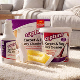Capture Carpet Total Care Kit 250 - Carpet Deodorizer & Freshener Powder - Spot & Stain Remover - Pet Odor Eliminator - Fresh Natural Scent - Dry Rug