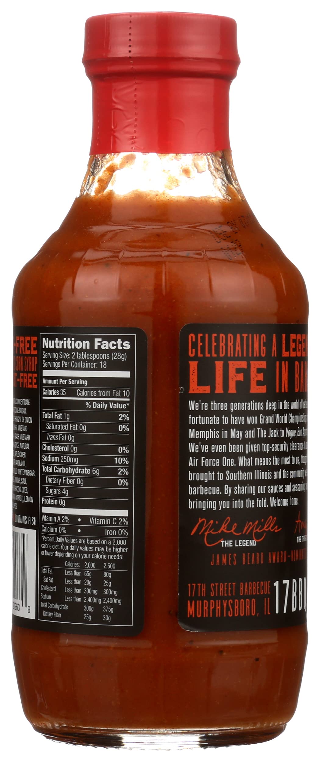 17TH STREET BBQ Little Kick Sauce, 18 OZ