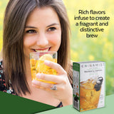 China Mist Iced Tea - Blackberry Jasmine Green Tea Infusion - Refreshing and Delicious - Each Tea Bag Yields 1/2 Gallon - 4 bags.