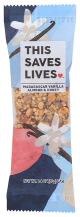 This Saves Lives Madagascar Vanilla Almond & Honey Bar, 1.4 OZ