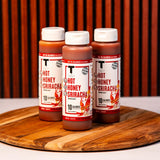 Taste Flavor Co. Grilling, Dipping Sauce and Marinade, Great Tasting, Low-Calorie Sauces, Keto Friendly, No Oils (5 Pack, Hot Honey Sriracha)