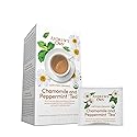 ANDREW LESSMAN Tea - Chamomile and Peppermint Tea 30 Sachets - Blend of Certified Organic Golden Chamomile Blossoms and Premium Whole-Leaf Peppermint