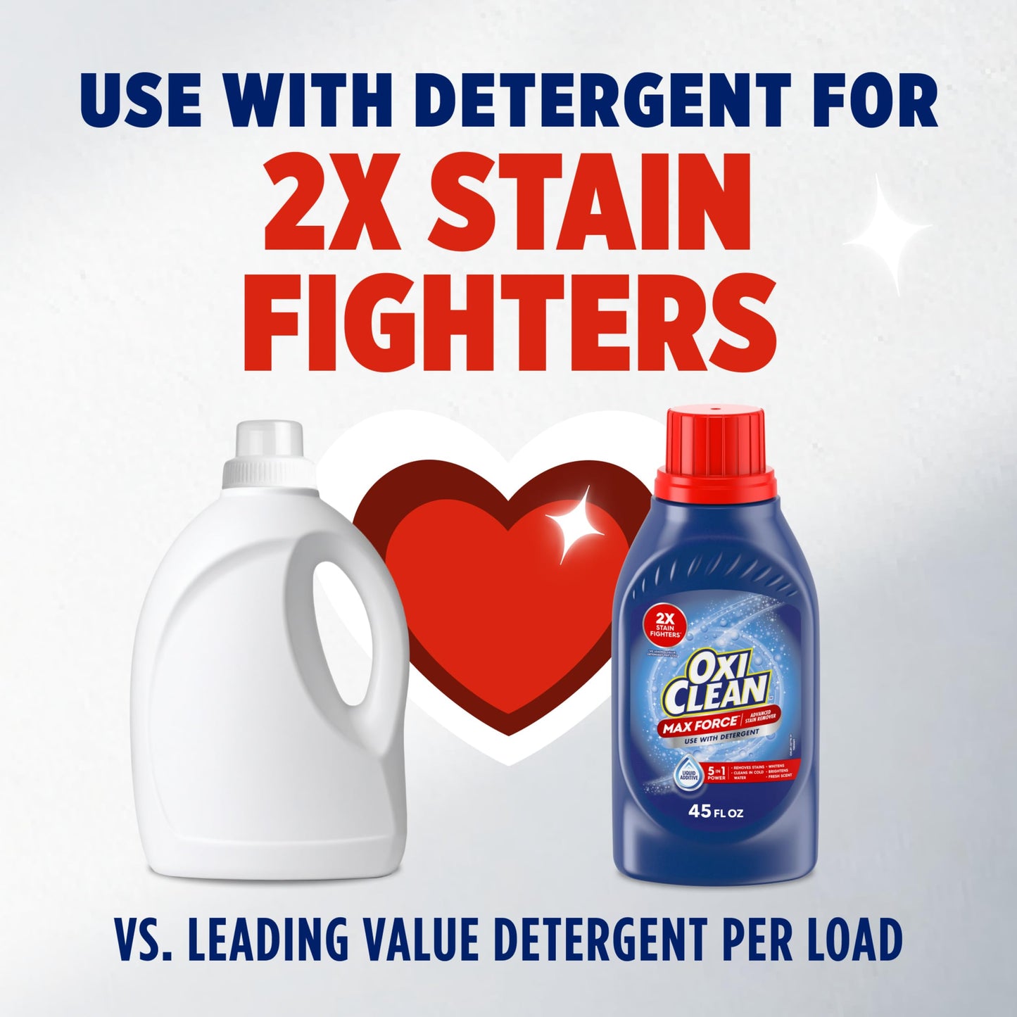 OxiClean Max Force Advanced Stain Remover Liquid, Color-Safe, Bleach-Free Kids and Baby Essential, Use with Detergent to Remove Messy Stains like