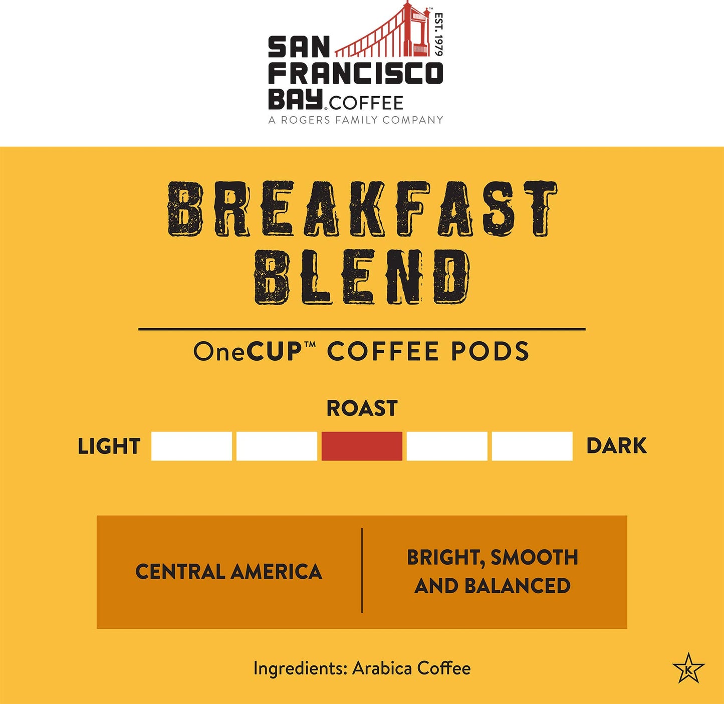 San Francisco Bay Breakfast Blend 24 One Cups for Keurig K-Cup Brewers