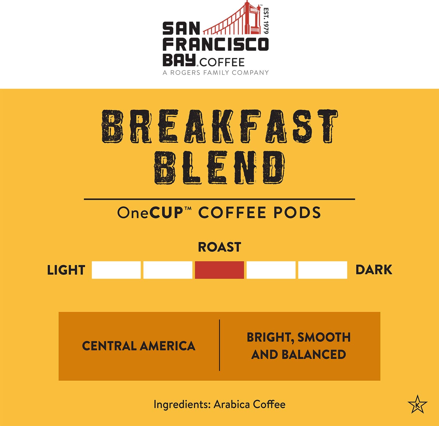 San Francisco Bay Breakfast Blend 24 One Cups for Keurig K-Cup Brewers