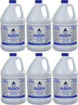 6 Pack 1 Gallon Bottles Liquid Ultra Germicidal Cleaning Bleach Chlorine Ready To Use
