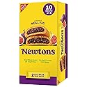 NEWTONS Soft Baked Real Fruit Fig Bars, Fig Cookies, 10 Snack Packs (2 Cookies Per Pack)