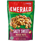 Emerald Nuts, Salty Sweet Mixed Nuts, Features Kettle Glazed Peanuts, Almonds, Cashews, Kettle Glazed Walnuts, Kettle Glazed Pecans, 5.5 Oz